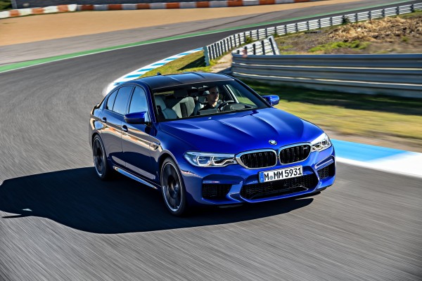 The new M5 uses an all-wheel-drive system