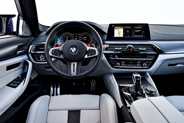 The interior of the M5 is very well made