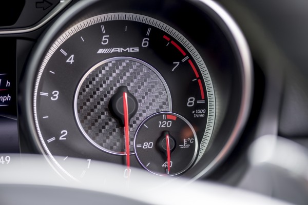 The GLA45's dials are clear and easy to read