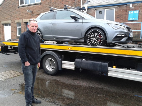 Dave was sad to see the Cupra leave - if only temporarily 
