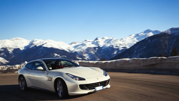 The GTC4 Lusso uses a powerful V12 engine