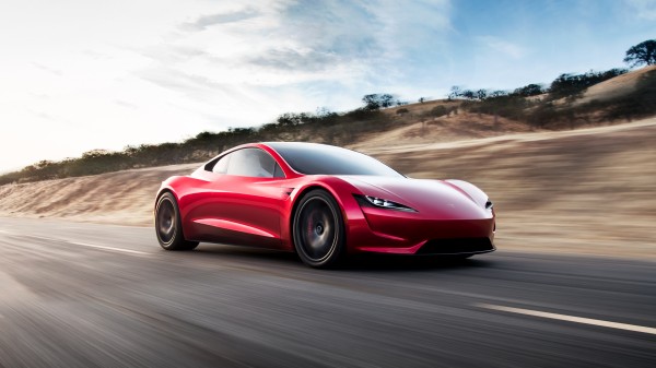 The new Tesla Roadster has a claimed 0-60 time of under two seconds