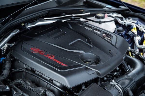 The Giulia is powered by a 2.0-litre turbocharged engine