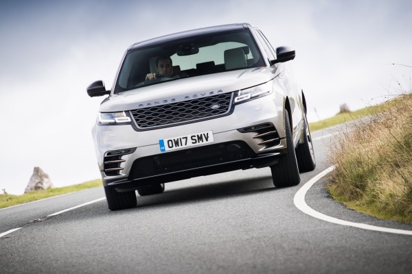 Despite its size, the Velar still corners keenly