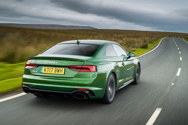 A small rear wing gives the RS5 a sportier look