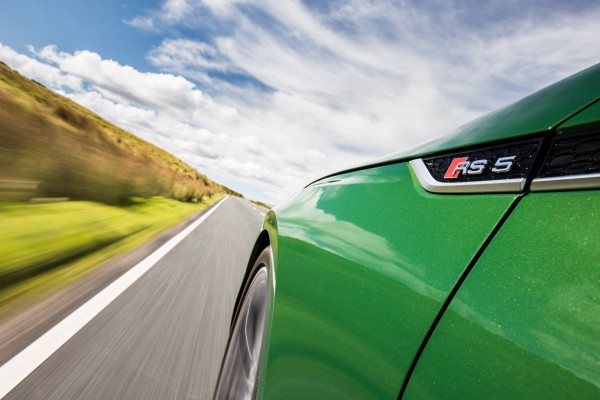 The RS5 is well suited to winding country roads 