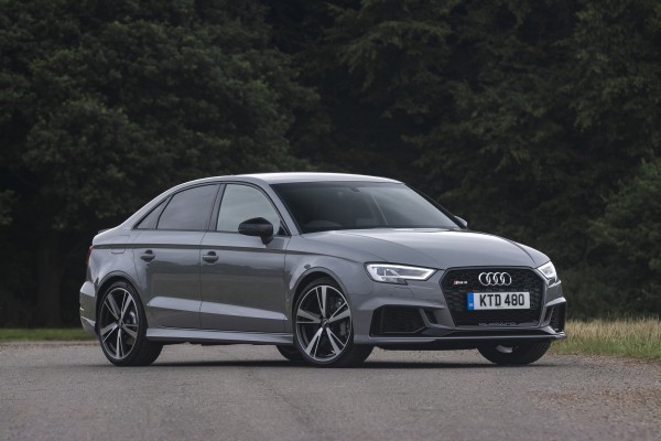 The RS3 saloon is a capable all-weather option