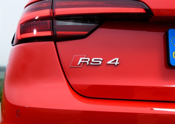 The RS4 badge is accompanied by a lot of heritage