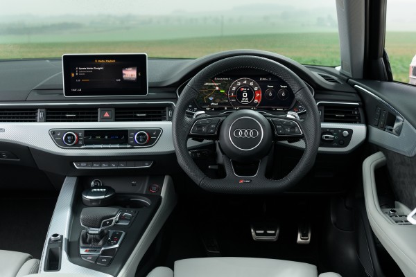 The RS4's cabin is very well built