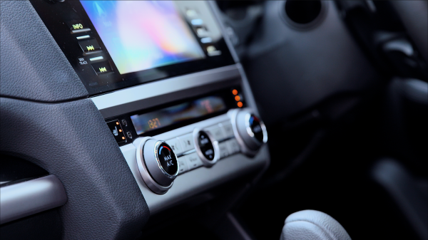 The car's infotainment system lags behind current rivals