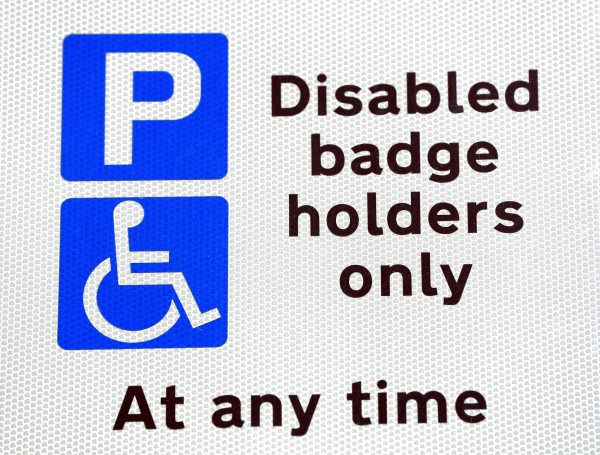 Disabled parking