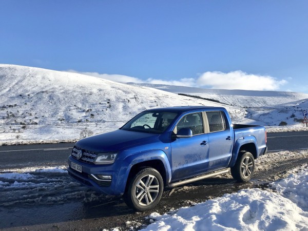 The Amarok coped well in chilly conditions