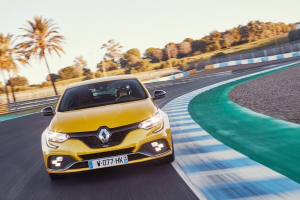 The Megane R.S. is well suited to life on the track