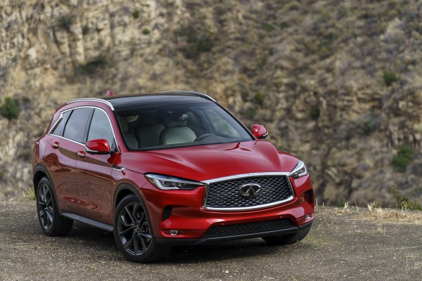 The QX50 has electric steering and autonomous technology that steers individual wheels to help ease driver fatigue  (Infiniti)
