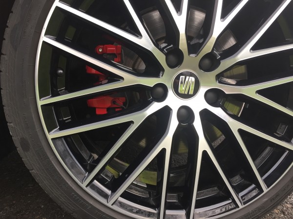 The large alloy wheels certainly look the part